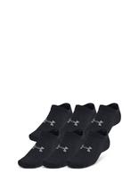 Under Armour - Ua Essential No Show 6Pk - Futbolo kojinės iki kulkšnių - Juoda