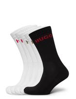 HUGO - 6P Qs Rib Logo Cc - Įprastos kojinės - Balta