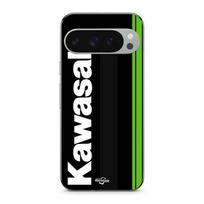 Case for Google Pixel 9 Pro Kawasaki Florida Motorcycle Marseille logo juoda