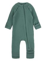 Mikk-line - Wool Baby Suit - Flisinis kombinezonas - Žalia