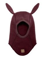Mikk-line - Wool Fullface W Bunny Ears - Balaklava - Raudona