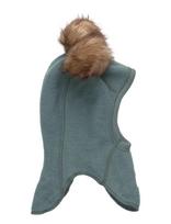 Mikk-line - Wool Fullface W. Pom Pom - Balaklava - Žalia