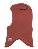 Mikk-line - Wool Fullface - Ears - Balaklava - Koralinė spalva