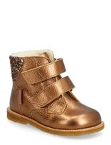 ANGULUS - Boots - Flat - With Velcro - Žieminiai batai - Ruda