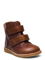 ANGULUS - Boots - Flat - With Velcro - Žieminiai batai - Ruda