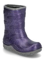 Mikk-line - Thermal Boot - Glitter - Aukšti guminiai batai - Violetinė
