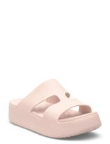 Crocs - Getaway Platform H-Strap - Plokščiapadės basutės - Rožinė