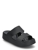 Crocs - Getaway Platform H-Strap - Plokščiapadės basutės - Juoda