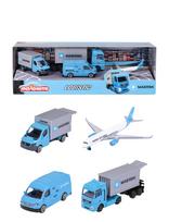 Majorette - Maersk 4 Pieces Giftpack - Sunkvežimis - Mėlyna
