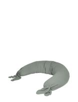 NOBODINOZ - Maternity Pillow In Washed Double Muslin Wabi-Sabi - Maitinimo pagalvė - Mėlyna