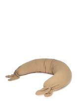 NOBODINOZ - Maternity Pillow In Washed Double Muslin Wabi-Sabi - Maitinimo pagalvė - Smėlio