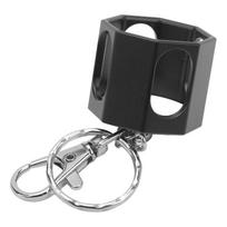 Biliardo kreidos laikiklis Juodo aliuminio lydinio Kišeninis biliardo lazos kreidos dangtelis Biliardui black