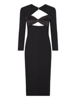 Karl Lagerfeld - Evening Cut Out Dress - Iki kelių ir midi suknelės - Juoda