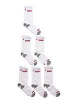 Levi's - Levi's® Core Crew Length Socks 6-Pack - Kojinės - Balta