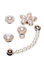 Crocs - Dainty Pearl Jewelry 5 Pack - Batų aksesuarai - Sidabro