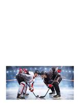 BrandMac - Towel Nb 2200 Ice Hockey - 70X140 Cm - Rankšluostis - Marga / raštuota