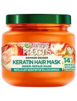 Garnier - Garnier Fructis Damage Eraser Keratin Hair Mask For Damaged Hair 320 Ml - Plaukų kaukė - Nude