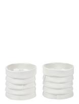 Mette Ditmer - Ribbon Tealight Holders, 2-Pack - Žvakių laikiklis - Balta