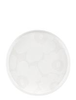Marimekko Home - Unikko Plate 20Cm - Vakarienės lėkštės - Balta