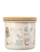 MUMIN - Moomin Enamel Jar 1.3L Bon Appétit - Sausainių stiklainis - Kreminė spalva