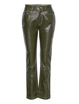 Hosbjerg - Lucia Tori Pants - Odinės tamprės-kelnės - Žalia