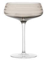 LOUISE ROE - Champagne Coupe Triple Cut - Šampano taurės - Pilka