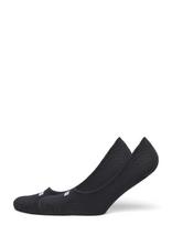 PUMA - Puma Women Mesh Footie 2P - Futbolo kojinės iki kulkšnių - Juoda