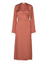 Modström - Floremd Wrap Dress - Ilga suknelė - Raudona