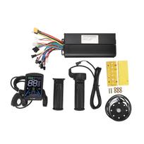 Electric Bike Conversion Kit 40A 3 Mode Sine Wave Motor Controller S-100 Color Screen Panel 20X Throttle Handle 8 Magnets Power Pedal Assist Sensor