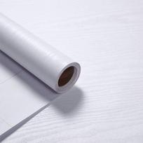 Baltas medžio rašto lipnus plėvelė - Lipni vinilo plėvelė baldams, virtuvės spintelėms ir stalviršiams - Nulupk ir priklijuok DIY namų 40cm  x 100cm gray