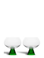 Byon - Glass Indy 2Pcs/Set - Desertinio vyno taurės - Žalia