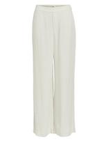 Object - Objsanne Aline Wide Pant Noos - Plačios kelnės - Kreminė spalva