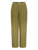 Object - Objsanne Aline Wide Pant Noos - Plačios kelnės - Chaki spalva