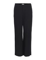 Object - Objsanne Aline Wide Pant Noos - Plačios kelnės - Juoda