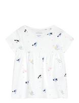 Name It - Nbfvandora Ss Dress Box - Suknelė trumpomis rankovėmis - Balta