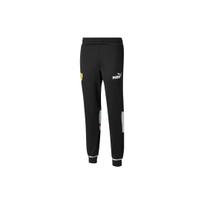 Puma X Ferrari Collaboration Color Block Jogger Pants Men Bottoms Black 533734-01 XS