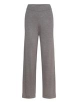 Movesgood - Kim Wide Dark Brown M - Plačios kelnės - Pilka