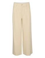Saint Tropez - Estellesz Pants - Plačios kelnės - Kreminė spalva