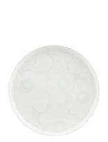 Marimekko Home - Unikko Plate 25Cm - Vakarienės lėkštės - Balta