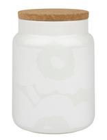 Marimekko Home - Unikko Jar 1,2L - Virtuvės stiklainis - Balta