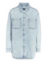 NOISY MAY - Nmalva L/S Denim Shacket Az352Lb Noos - Džinsiniai marškiniai - Mėlyna