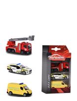 Majorette - Norwegian S.o.s. 3 Pieces Set - Žaislinis automobilis - Marga / raštuota