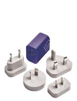 Go Travel - Worldwide Usb-A & Usb-C Charger - Įkrovikliai ir laidai - Mėlyna