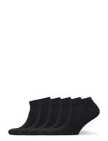 Boozt Merchandise - 5-Pack Footie - Futbolo kojinės iki kulkšnių - Juoda