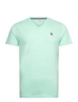 U.S. Polo Assn. - Uspa T-Shirt V-Neck Cem Men - Marškinėliai trumpomis rankovėmis - Žalia