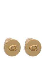 Coach Accessories - Coach Signature C Disc Stud Earrings - Auskarai - Aukso