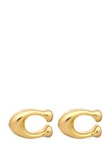 Coach Accessories - Coach Signature C Stud Earrings - Auskarai - Aukso