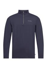 Calvin Klein Golf - Newport Half Zip - Flisiniai ir apatiniai megztiniai - Tamsiai mėlyna
