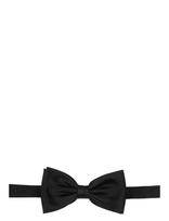 Portia 1924 - Solid Bow Tie Polyester - Peteliškė - Juoda