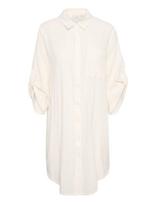 Kaffe - Kapauline Shirt Dress - Tunika - Balta